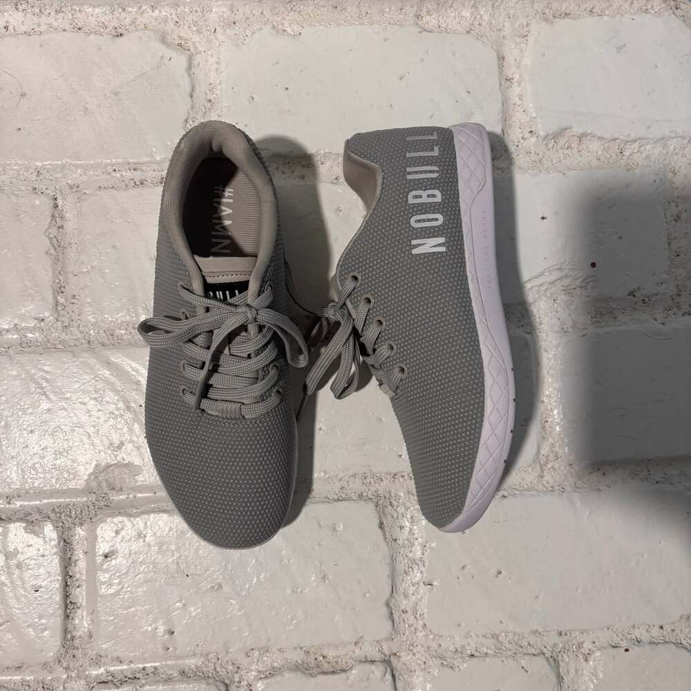 Nobull Outwork Trainer Gray Superfabric CrossFit, Gym Shoes Women’s 7.5, Men’s 6 - Picture 5 of 10